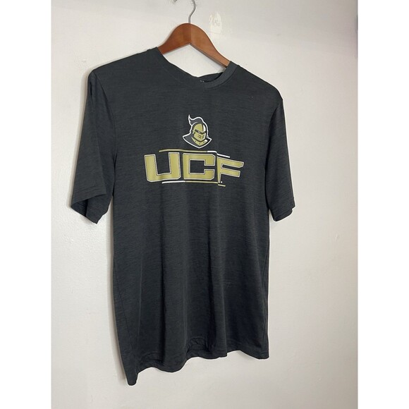 Russell Mens Medium Charcoal Gray UCF Dri fit Tshirt Crewneck - Picture 2 of 6